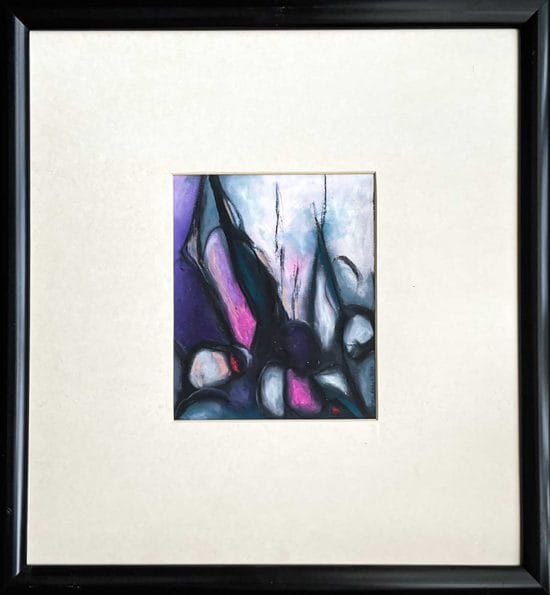 colorful painting with frame